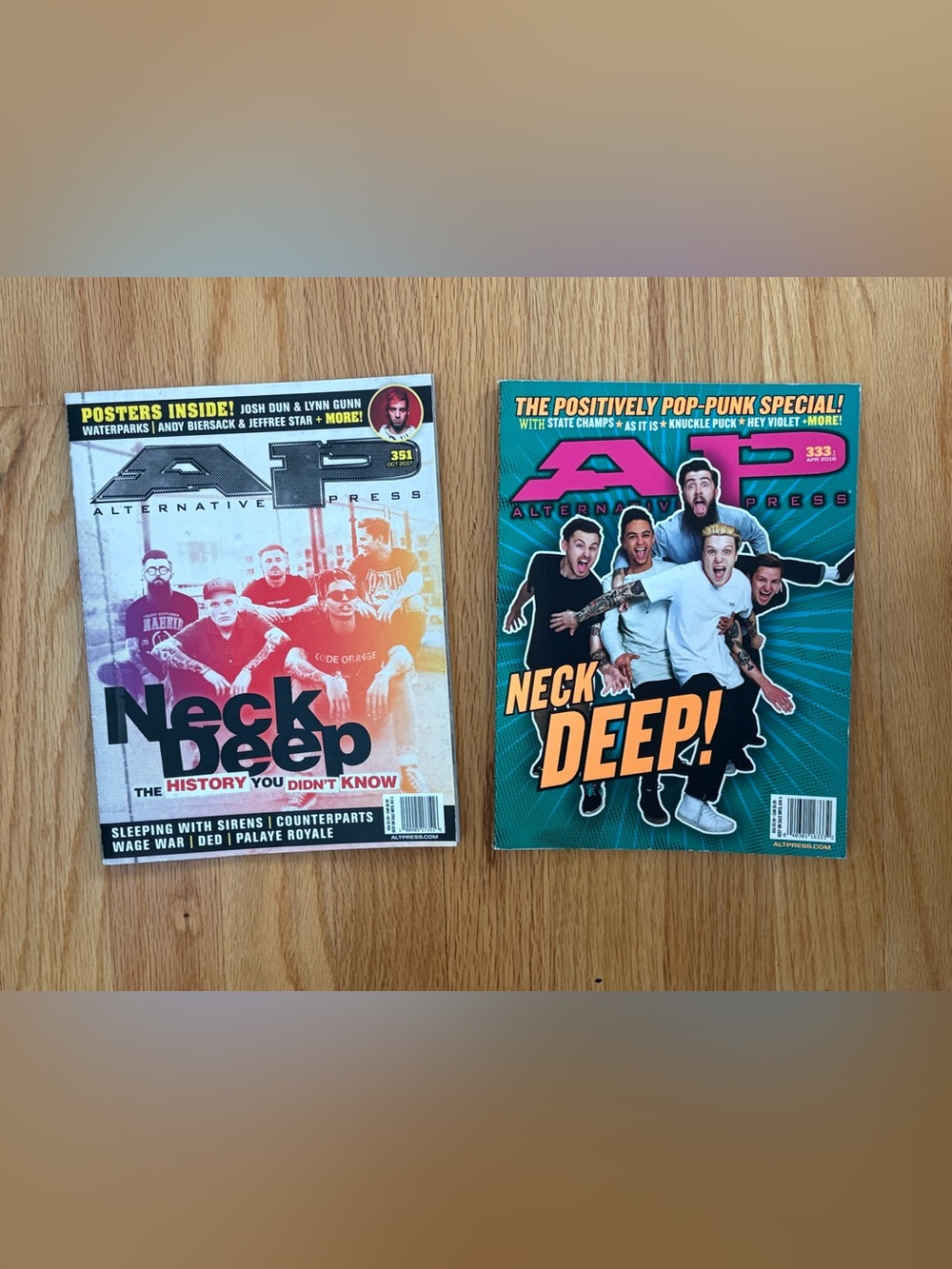 Alternative Press magazine Neck Deep cover